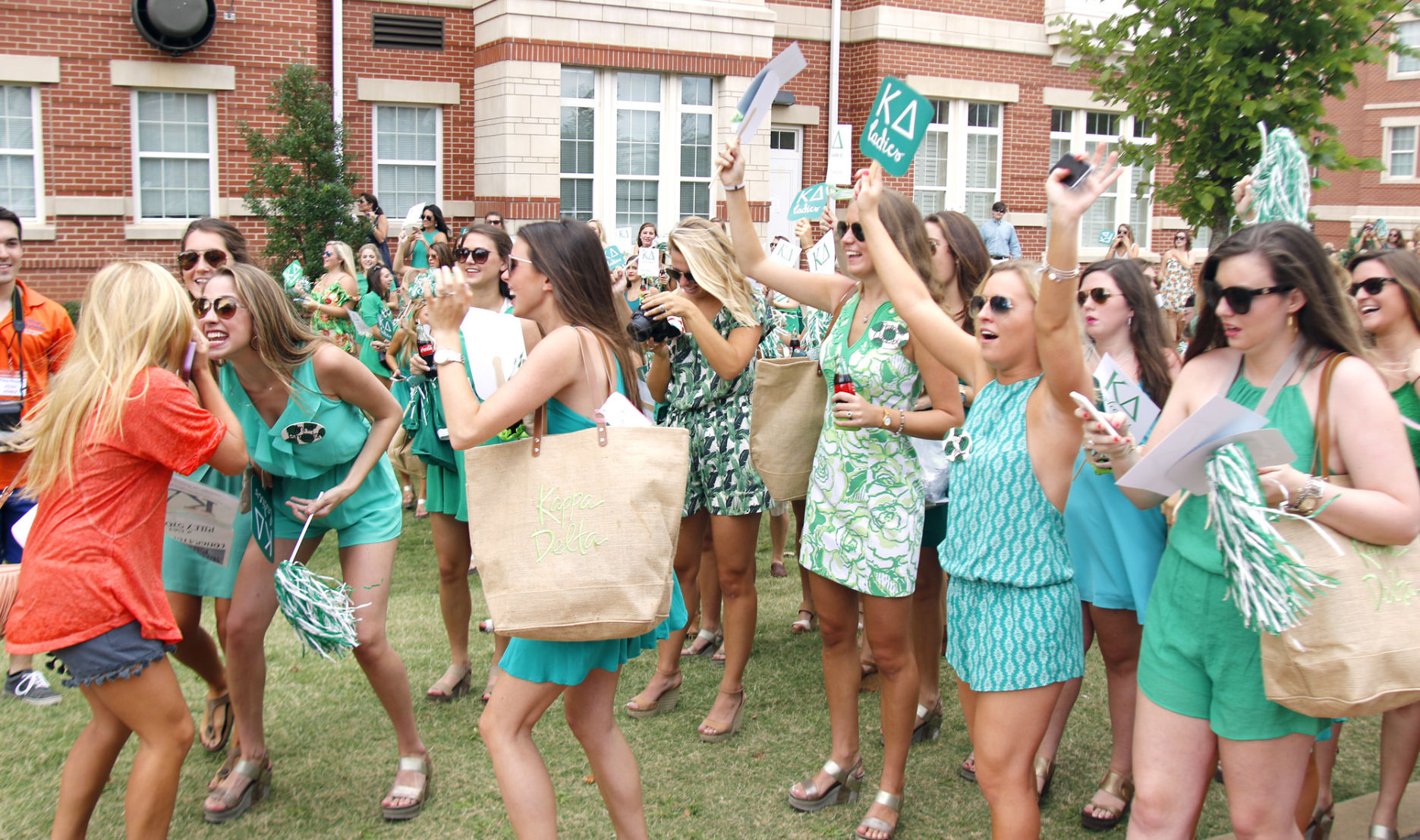 Auburn University bid day 2015
